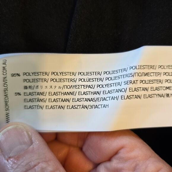 Somedays Lovin Erin Maxi Dress S Black Velvet Embroider Dark Romantic Whimsigoth - Picture 5 of 16